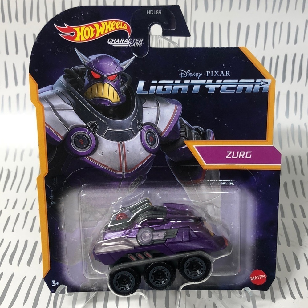 Pixar buzz lightyear and Zurg hot wheels